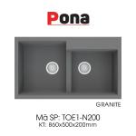 Chậu rửa chén Pona TOE1-N200