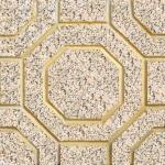 Gạch đá mài Terrazzo 40x40 Quả trám vàng