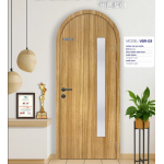 Cửa nhựa Vòm Barun Korea ô kiếng VBR-03