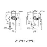 Van xả tiểu nam INAX UF-3VS