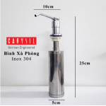 Bình xà phòng Carysil Inox304 AC-03