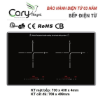 Bếp điện từ đôi Cary Royal B904