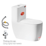 Bàn cầu 1 khối Kassani KS-12740CV