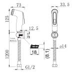 Vòi xịt vệ sinh American Standard FFAS6868