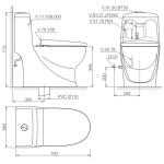 Bàn cầu Viglacera V38 kèm vòi xịt VG826