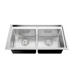 Chậu rửa ch&eacute;n đ&uacute;c 2 hộc đều KASSANI KD 4235CV