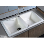 Chậu rửa ch&eacute;n đ&aacute; nh&acirc;n tạo Việt Mỹ S2N-09