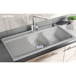 Chậu rửa ch&eacute;n đ&aacute; nh&acirc;n tạo Việt Mỹ S2NC-03