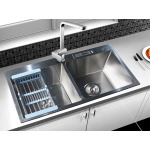 Chậu rửa ch&eacute;n inox  Việt Mỹ H.8648G