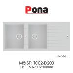 Chậu rửa chén Pona TOE2-D200