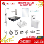 BỘ COMBO BÀN CẦU NHÀ TẮM TRỌN BỘ 6053