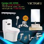 BỘ COMBO BÀN CẦU NHÀ TẮM TRỌN BỘ VICTORY VIC 0705