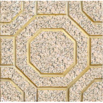 Gạch đá mài Terrazzo 40x40 Quả trám vàng