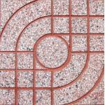 Gạch đá mài Terrazzo 40x40 mắt nai đỏ