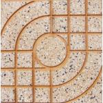 Gạch đá mài Terrazzo 40x40 mắt nai vàng