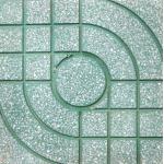 Gạch đá mài Terrazzo 40x40 mắt nai xanh