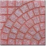 Gạch đá mài Terrazzo 40x40 rẻ quạt đỏ