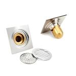 Phễu thoát sàn VICTORY đồng thau 12x12  VIC TS14