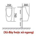 Tiểu nam treo tường Cary Royal CA TN134