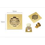 Phễu thoát sàn VICTORY đồng thau 12x12  VIC TS34