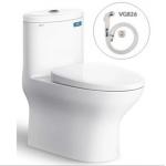 Bàn cầu Viglacera V37M kèm vòi xịt VG826
