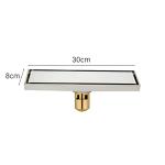 Phễu thoát sàn VICTORY đồng thau 80x300 mm VIC TS023