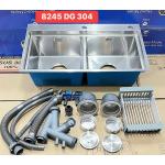 CHẬU RỬA CHÉN CREAVE INOX 304 BÓNG MỜ  8245DG