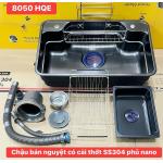 CHẬU RỬA CHÉN CREAVE BÁN NGUYỆT 8050HQE