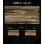 Gạch Ấn Độ 600x1200 mm TIMBER WOOD VERDI MATT