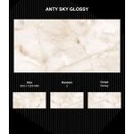 Gạch Ấn Độ 600x1200 mm ANTY SKY GLOSSY