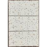 Gạch terrazzo 300x600 đá KIS hạt lớn nền kem