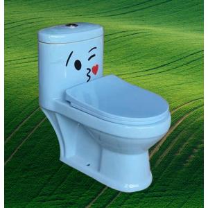 Bàn cầu trẻ em VICTORY màu xanh biển