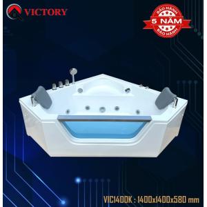 BỒN TẮM NẰM ĐÔI MASSAGE VICTORY VIC 1400K