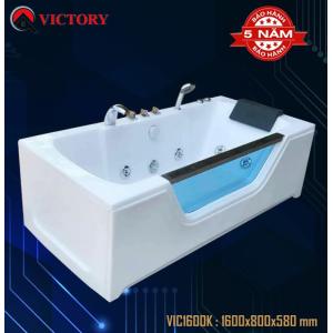 BỒN TẮM NẰM MASSAGE  VICTORY VIC 1600K