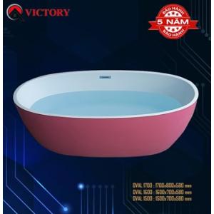 BỒN TẮM NẰM VICTORY OVAL MÀU HỒNG PHẤN 