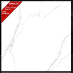 Gạch men bóng 600x600 vân khói trắng  CB 66024