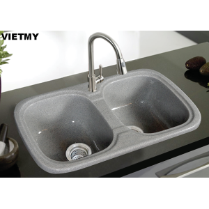 Chậu rửa ch&eacute;n đ&aacute; nh&acirc;n tạo Việt Mỹ S2N-01