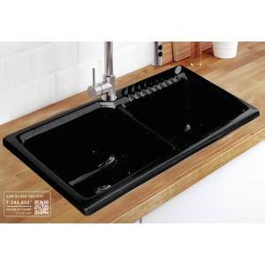 Chậu rửa ch&eacute;n đ&aacute; nh&acirc;n tạo Việt Mỹ S2N-05