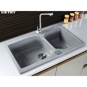 Chậu rửa ch&eacute;n đ&aacute; nh&acirc;n tạo Việt Mỹ S2N-16