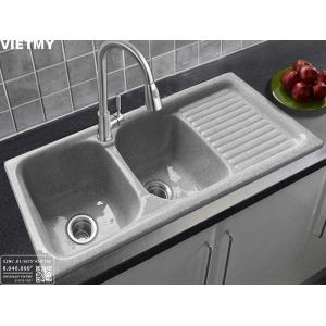 Chậu rửa ch&eacute;n đ&aacute; nh&acirc;n tạo Việt Mỹ S2NC-01