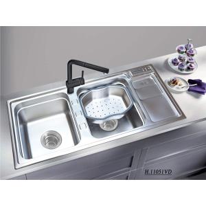 Chậu rửa ch&eacute;n inox  Việt Mỹ H.11051VD