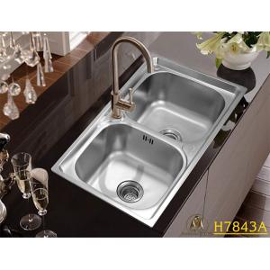 Chậu rửa ch&eacute;n inox  Việt Mỹ H.7843A