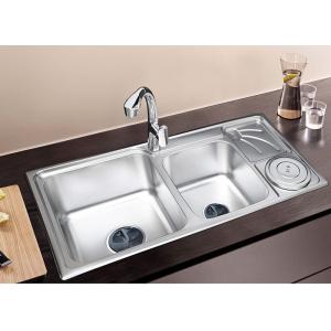 Chậu rửa ch&eacute;n inox  Việt Mỹ H.9848R