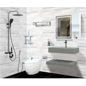 BỘ COMBO BÀN CẦU NHÀ TẮM TRỌN BỘ  05 VICTORY VIC 9 SẢN PHẨM 