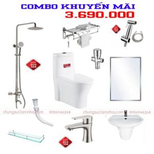 BỘ COMBO BÀN CẦU NHÀ TẮM TRỌN BỘ VICTORY STANDARD 1