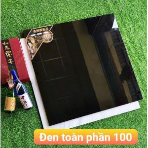 Gạch đá bóng kính Trung Quốc đen trơn toàn phần 1000x1000
