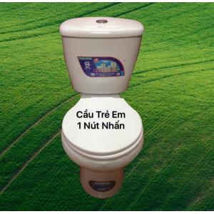 Bàn cầu trẻ em Dolacera nút nhấn