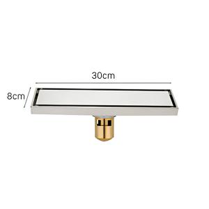 Phễu thoát sàn VICTORY đồng thau 80x300 mm VIC TS023