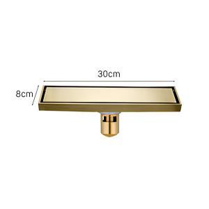 Phễu thoát sàn VICTORY đồng thau 80x300 mm VIC TS025