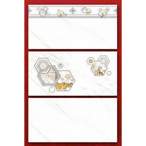 Gạch Ý Mỹ 300x600 bộ vân khói vàng LNYM36003